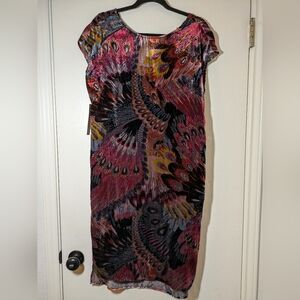 Anthropologie Daniel Rainn Velvet Burnout Dress